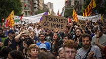 Протесты против массового туризма в Барселоне
