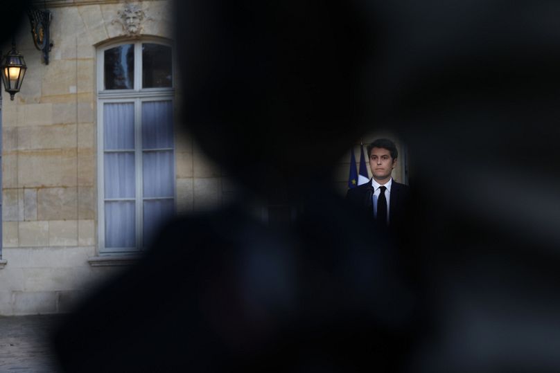le Premier ministre Gabriel Attal à Matignon le 7 juillet. 