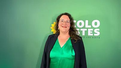 Grüne Vorsitzende Cyrielle Chatelain