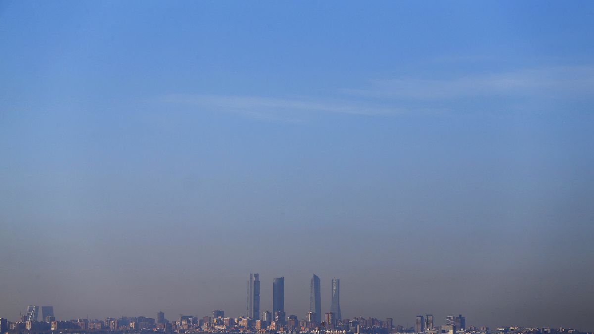 Aumento de las emisiones de una central eléctrica de carbón.