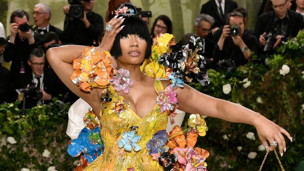 Nicki Minaj cancels festival slot in Romania - Pictured: Nicki Minaj attends The Metropolitan Museum of Art's Costume Institute benefit gala - May 2024