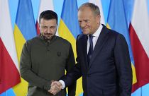 Президент Украины Владимир Зеленский и премьер-министр Польши Анджей Дуда