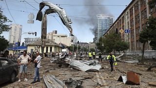 Последствия ударов по Киеву