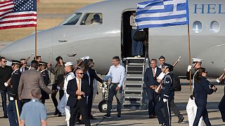 Άφιξη του Έλληνα πρωθυπουργού Κυριάκου Μητσοτάκη στις; ΗΠΑ για τη σύνοδο του ΝΑΤΟ που θα φιλοξενηθεί στην Ουάσιγκτον