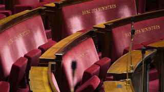 Министерские ряды в Национальном собрании, Париж, 9 июля 2024 г. Французские избиратели поставили страну в беспрецедентное положение: в парламенте нет доминирующего блока.