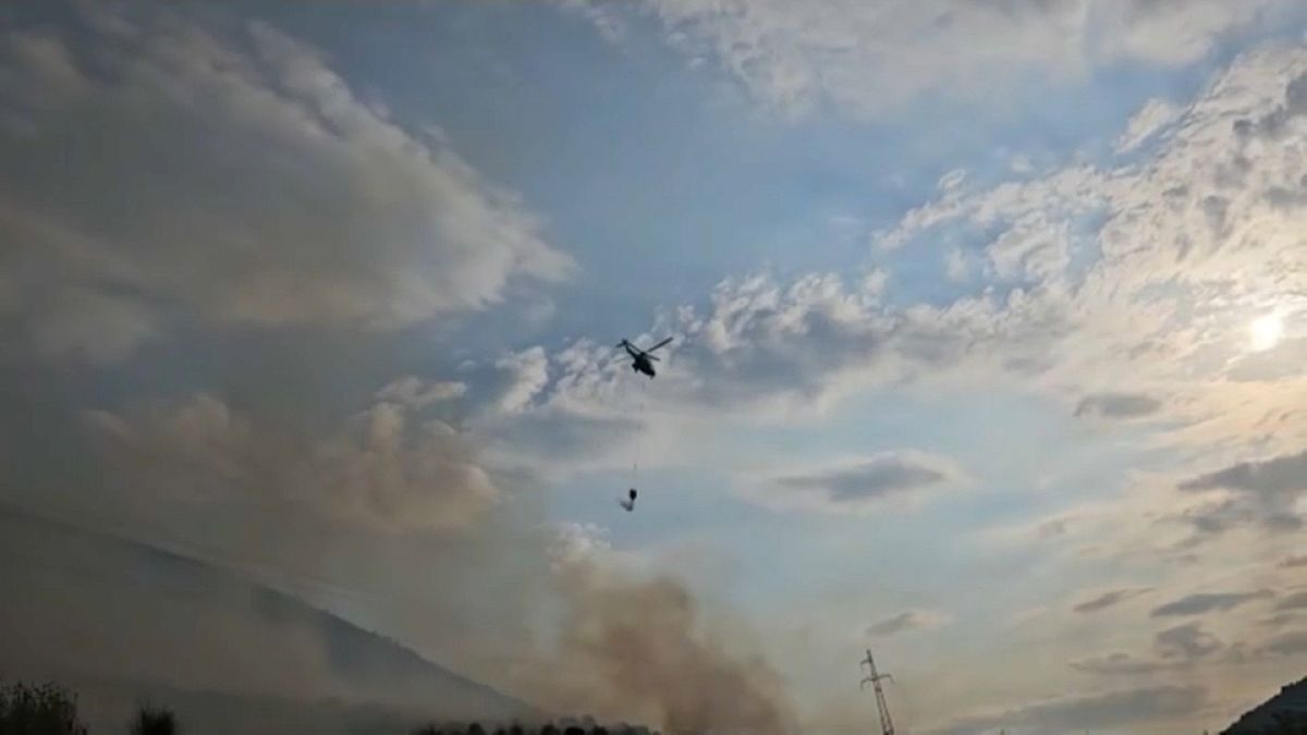 Пожары на юге Албании