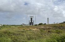 View of the Ariane 6 launchpad in Kourou, French Guiana