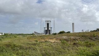 View of the Ariane 6 launchpad in Kourou, French Guiana