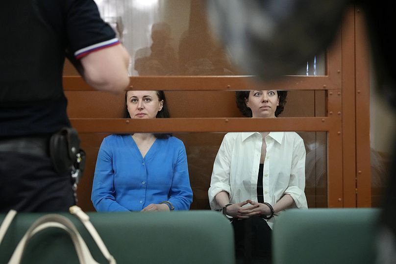 Svetlana Petrichuk y Yevgenia Berkovich, el 8 de julio.