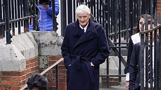 James Dyson arrives at the Royal Courts of Justice, in London, on Nov. 21, 2023. Billionaire vacuum cleaner tycoon James Dyson lost a libel lawsuit against the Daily Mirror.
