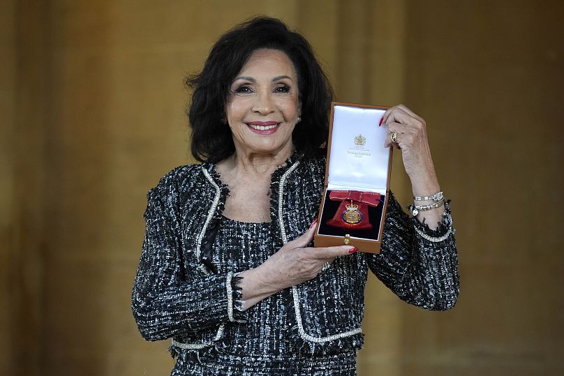 Dame Shirley Bassey after being made a Companion of Honour