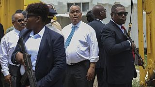 Haitian Prime Minister Visits Recaptured Hospital