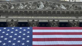 The New York Stock Exchange seen on 3 July - a day before Independence Day