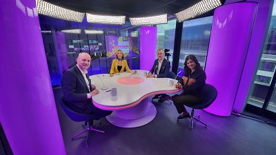 Méabh Mc Mahon with Klaus Welle, Maria Tadeo and Éric Maurice