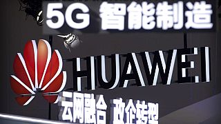 Il logo della multinazionale cinese Huawei 