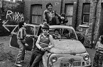 David Hoffman, Kids Play With Car at Fieldgate Mansions 