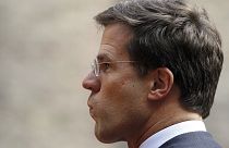 Netherlands' Prime Minister Mark Rutte at the Binnenhof, seat of Dutch government in The Hague, 27 October 2011