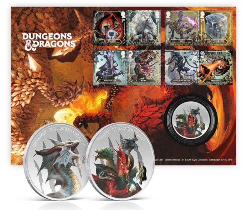 DUNGEONS & DRAGONS Dragons Medal Cover