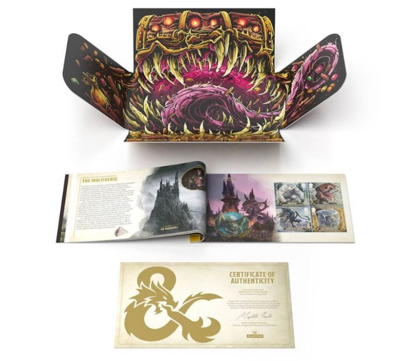 DUNGEONS & DRAGONS Prestige Stamp Book Limited Edition