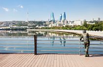 Boulevard am Meer, Baku, Aserbaidschan
