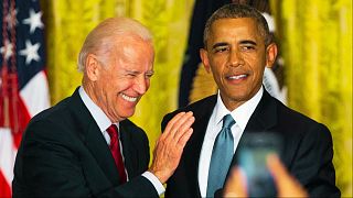 عکس آرشیوی از باراک اوباما و جو بایدن