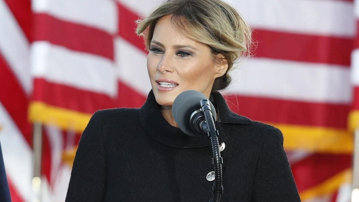 Eski First Lady, Melania Trump, 20 Ocak 2021.