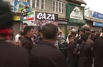 مسيرة عاشورائية داعمة لغزة في سريناغار، كشمير