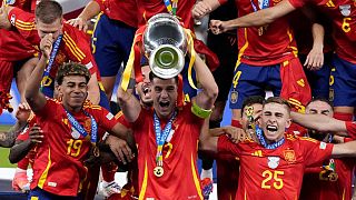 Spain beats England 2-1 in final at the European Championships