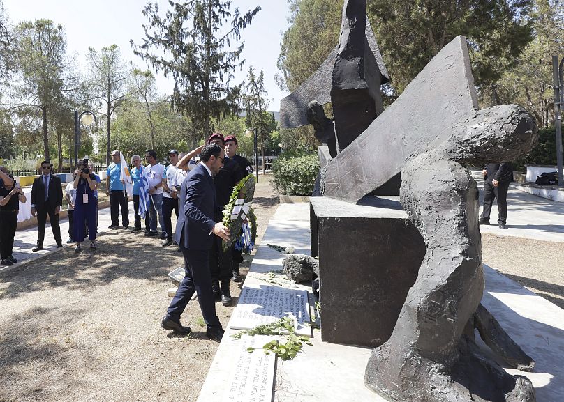 Κατάθεση στεφάνου από τον Πρόεδρο της Κυπριακής Δημοκρατίας