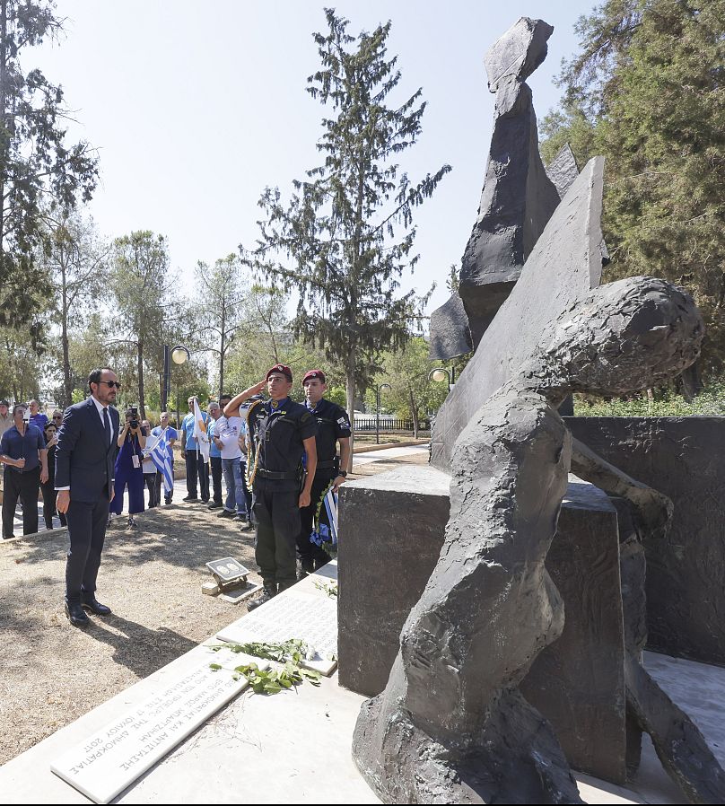 Κατάθεση στεφάνου από τον Πρόεδρο της Κυπριακής Δημοκρατίας