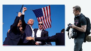 عکس ایوان ووچی از دونالد ترامپ لحظاتی پس از سوءقصد