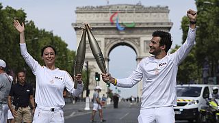 Paris 2024: Olympic torch arrives in French capital