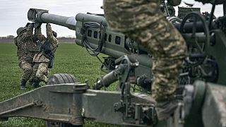 Ukraynalı askerler, Kherson bölgesi, 9 Ocak 2023.
