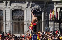 Nach dem Sieg gegen England bei der Europameisterschaft 2024 ist die spanische Fußballnationalmannschaft nach Hause zurückgekehrt.