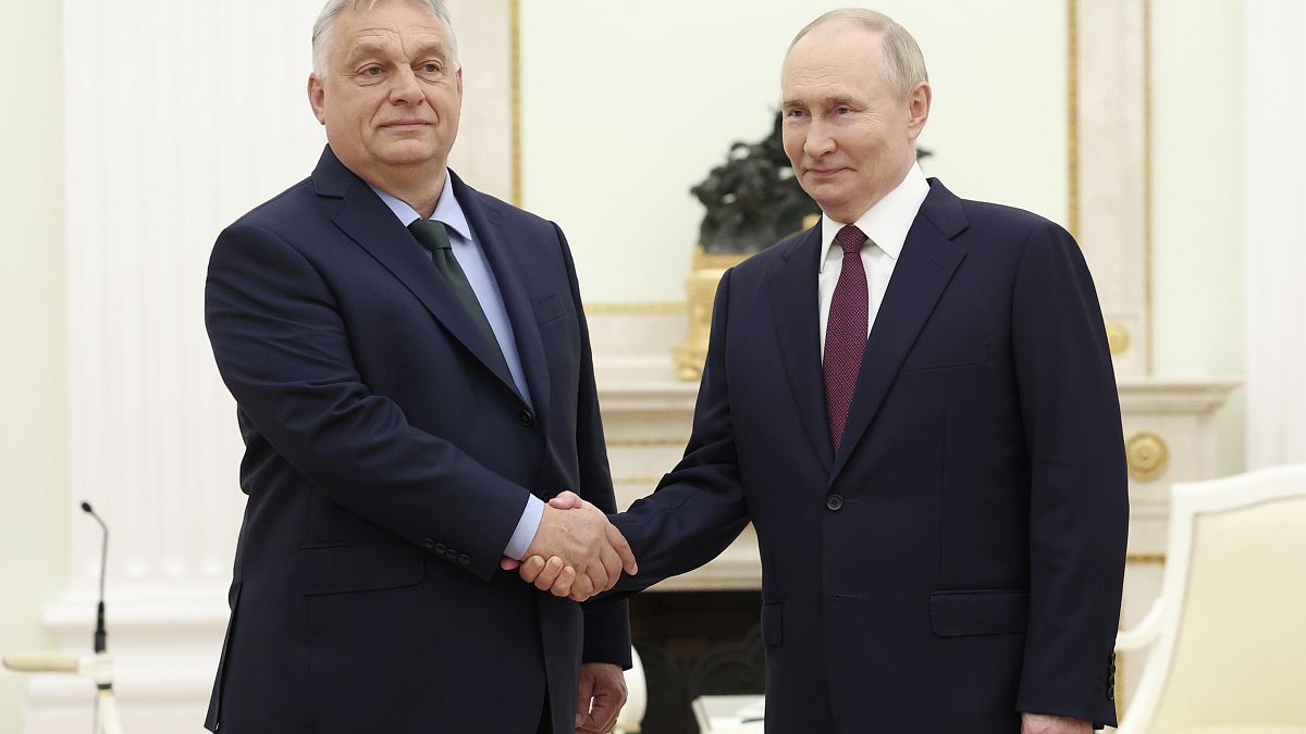 Orbán y Putin. 