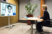On 13 November 2020, Ursula von der Leyen, President of the European Commission, has a videoconference with Ashton Kutcher, US Actor and co-Founder of Thorn