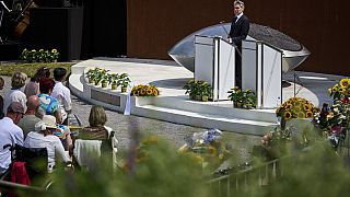 Акция памяти погибших в результате авиакатастрофы в Нидерландах