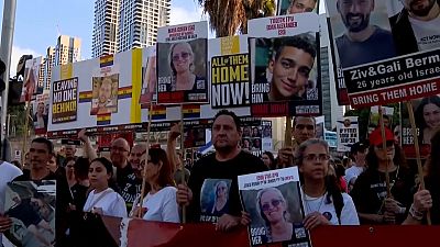 Demonstranten in Tel Aviv.