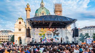 The EuroGames have kicked off with an opening ceremony in the host city of Vienna, Austria