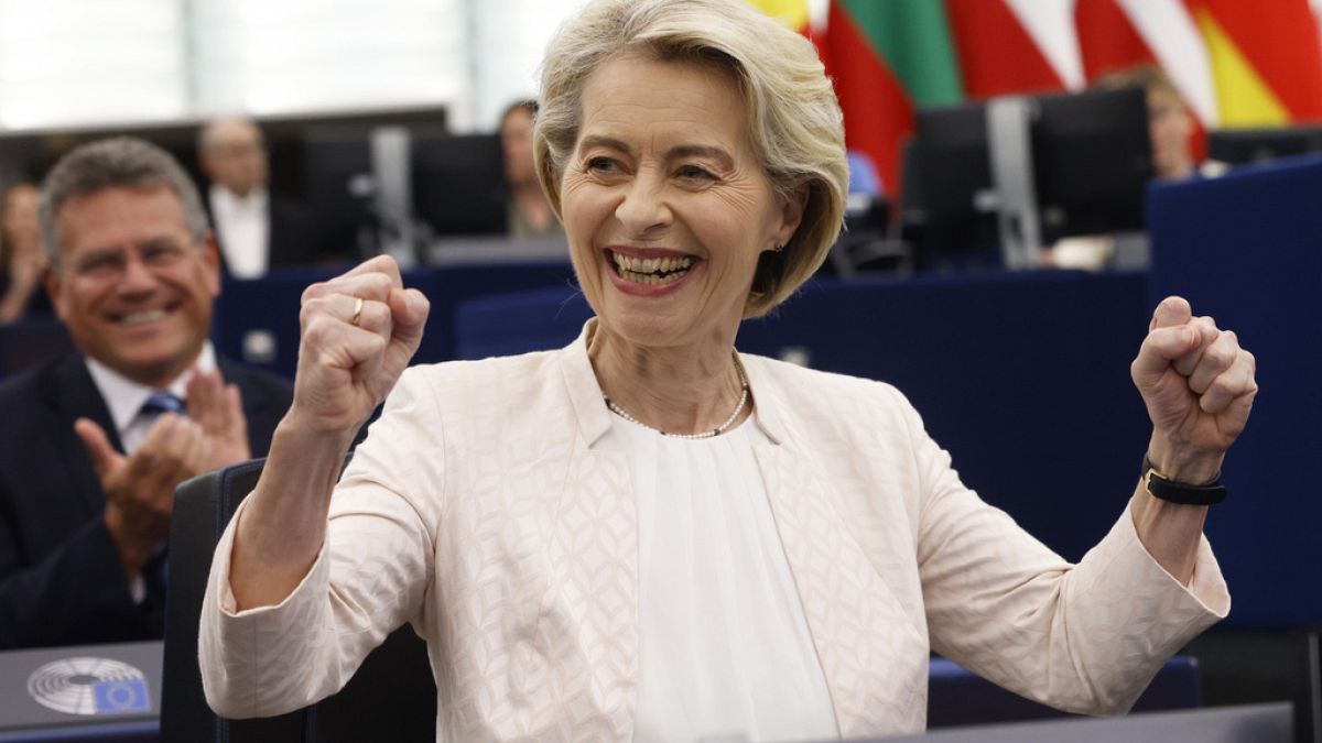 Ursula von der Leyen im Europaparlament