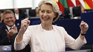 Ursula von der Leyen im Europaparlament
