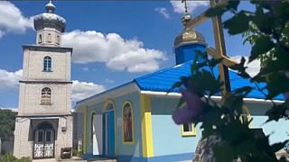 Újjáépített templom Zaporizzsjában