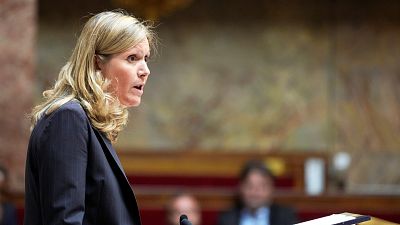 Yaël Braun-Pivet à l'Assemblée nationale, mardi 28 juin 2022 à Paris.