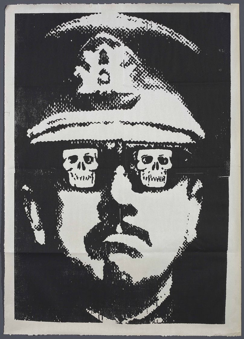 Coco (Fernando) Bedoya (1952) / GAS-TAR (Grupo de Artistas Socialistas – Taller de Arte Revolucionario) (1980-1991)  Nada con Pinochet!, 1984 