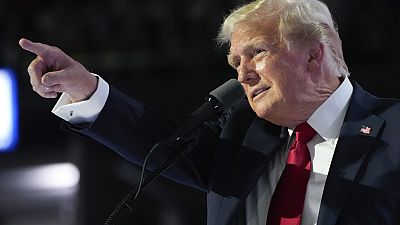 Donald Trump à la convention républicaine à Milwaukee