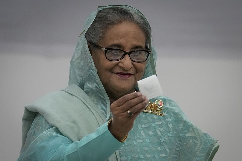 Bangladeş Kurucu Cumhurbaşkanı Mucibur Rahman'ın kızı Başbakan Şeyh Hasina Vecid