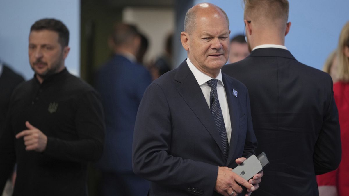 Il cancelliere tedesco Olaf Scholz 