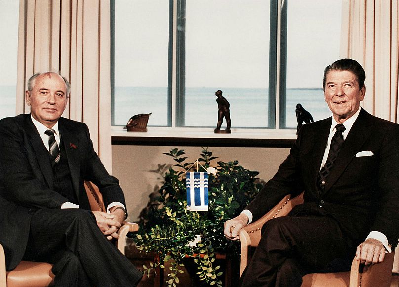Gorbacsov és Reagan Izlandon, 1986