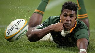 Les Springboks sud-africains face au Portugal avant le Rugby Championship