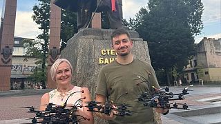 Iryna Farion (Solda) bir davadan kazandığı tazminatla Ukrayna ordusuna dron bağışlamıştı, 15 Temmuz 2024